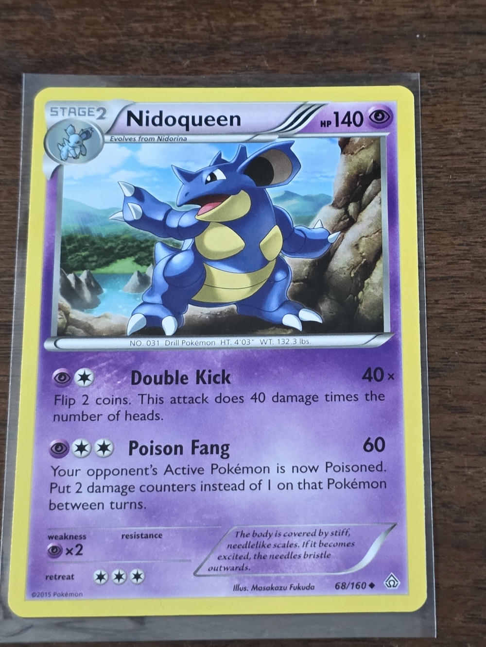Pokemon Tcg Nidoqueen  #68 - Primal Clash - Non holo 68/160 Card